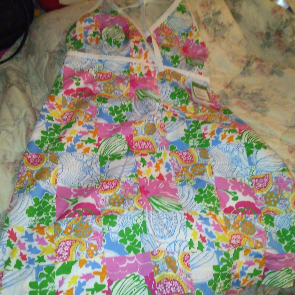 Lilly Pulitzer Britt Dress Printed Sz 4 NWT